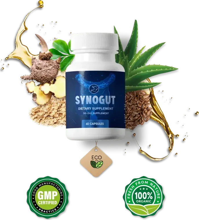 SynoGut product artwork from the sales page